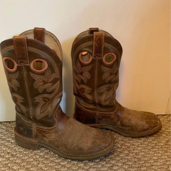 Men’s Leather Cowboy Boots - Picture 1 of 3
